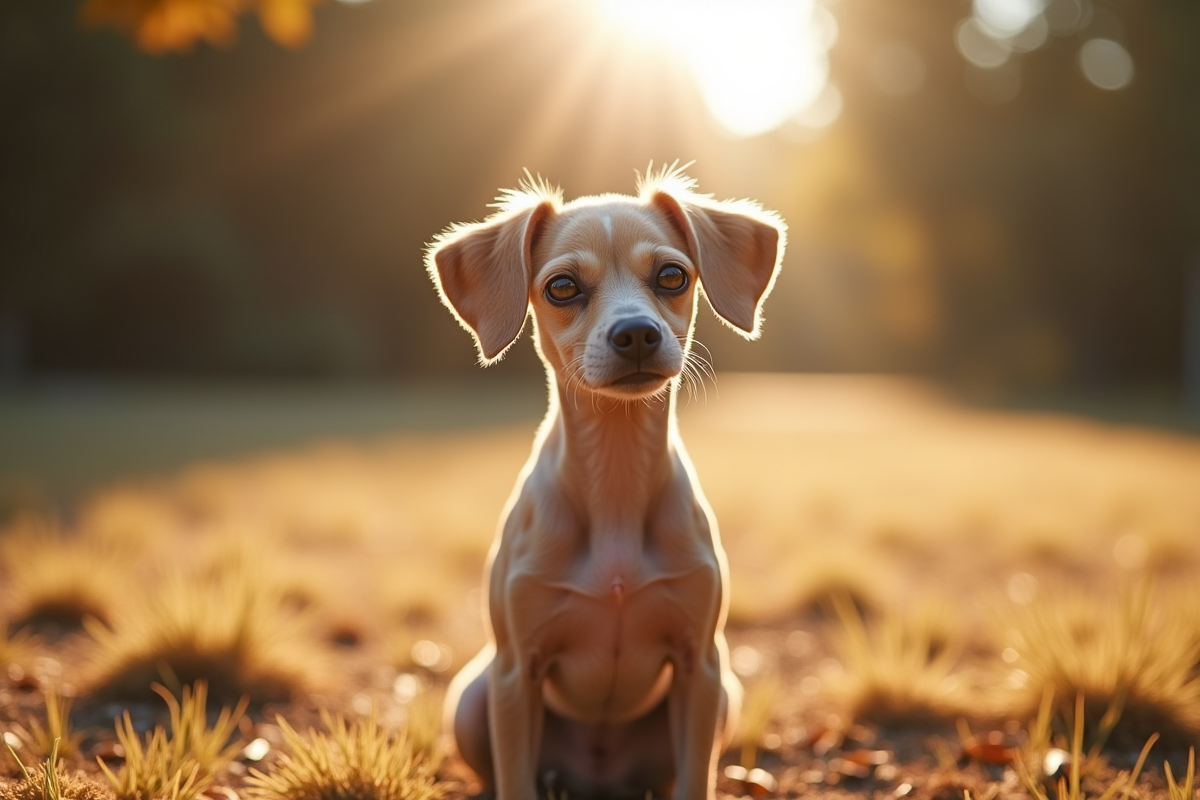chien été