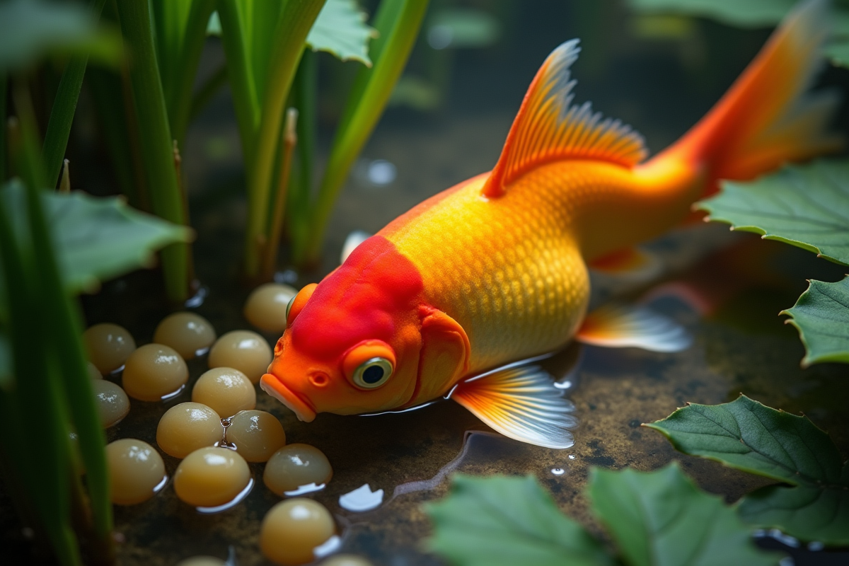 Naissance des poissons rouges : période et processus biologique