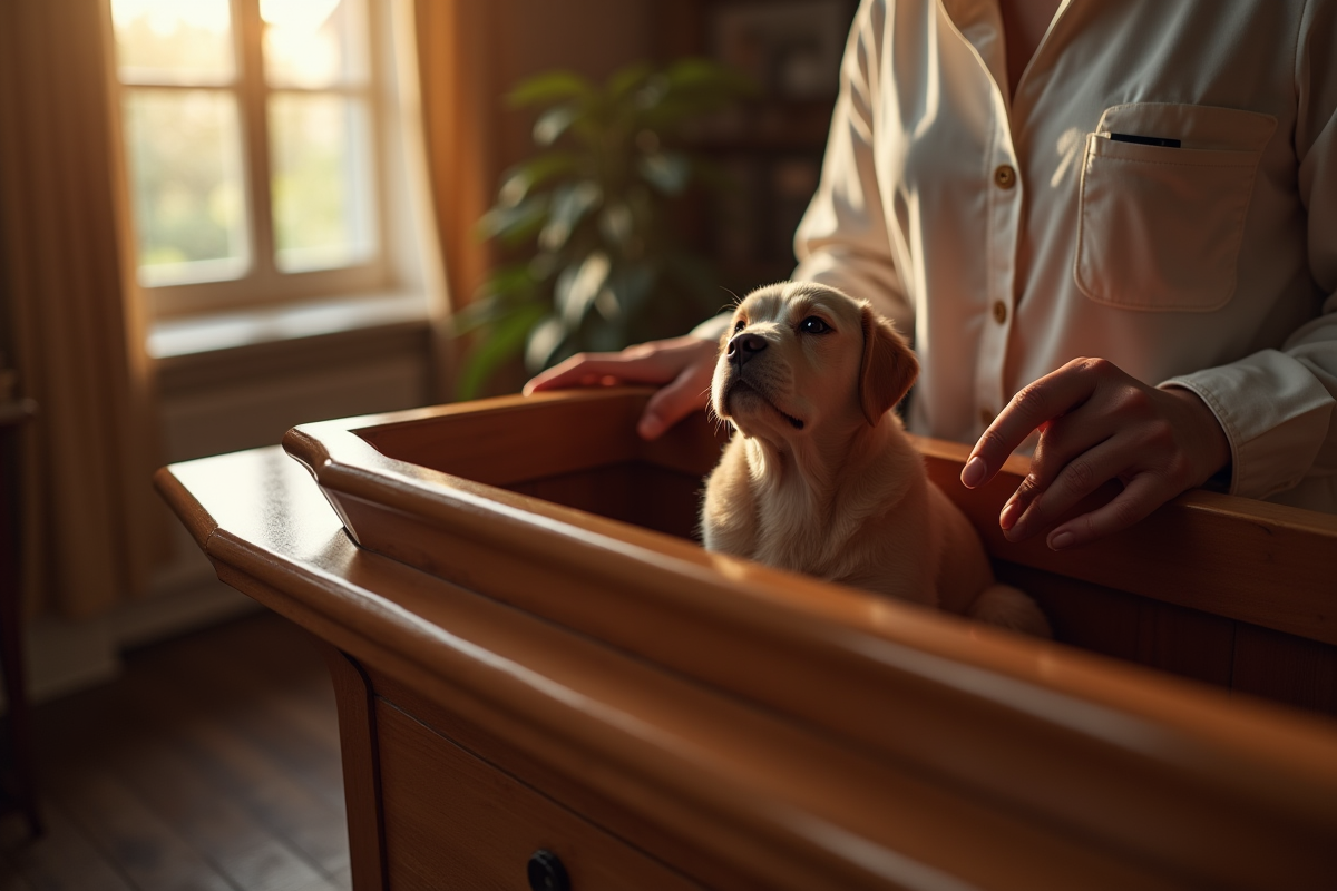 cercueil chien