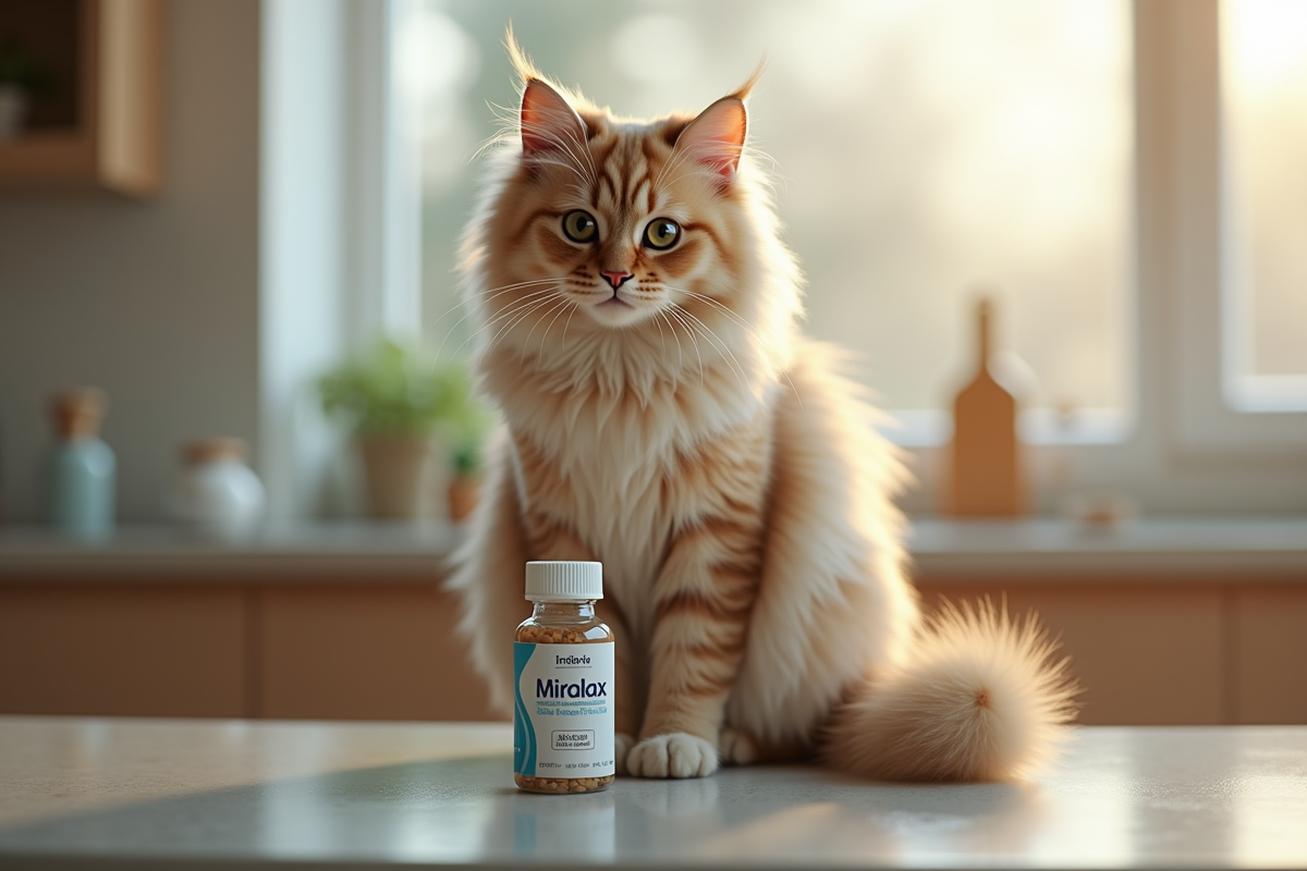 Miralax et le traitement des boules de poils chez les chats