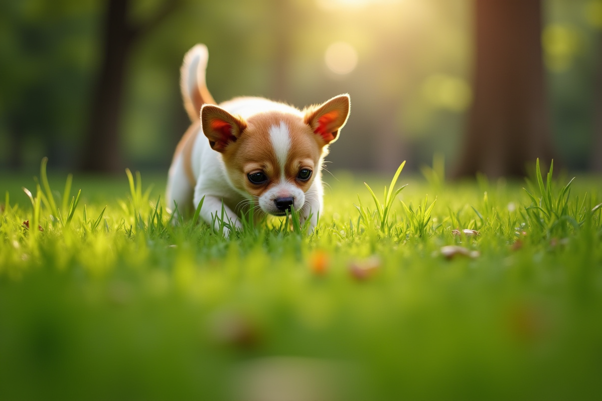 Présence d’herbe dans les excréments canins : causes et explications
