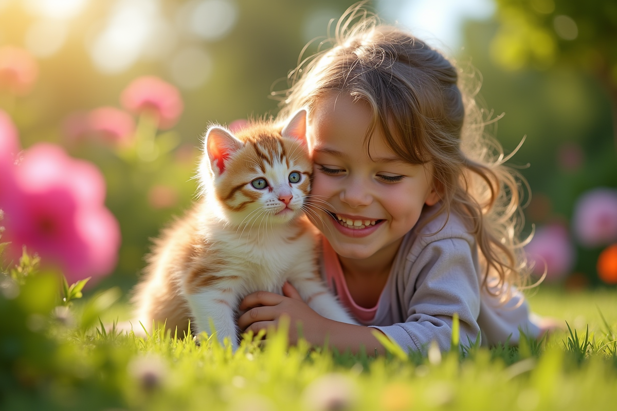 caresser chaton